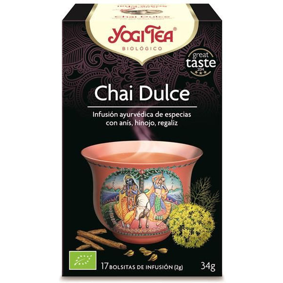 Chai Doce 17 Saquetas - Yogi Tea - Crisdietética