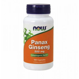 Panax Ginseng 500mg 100 cápsulas - Ahora - Crisdietética