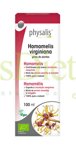 Hamamelis Virginiana Drops 100ml - Physalis - Crisdietética