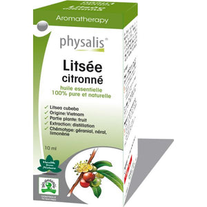 Litsea Essential Oil 10ml - Physalis - Crisdietética