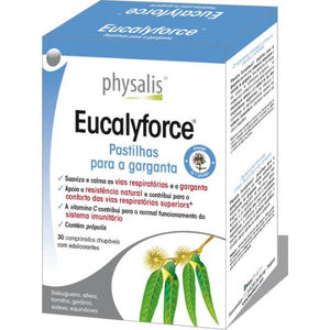 Eucalyforce 30 Pastilhas Mastigáveis - Physalis - Crisdietética