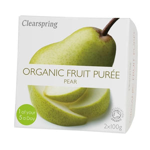 Biological Pear Puree 200g - ClearSpring - Crisdietética
