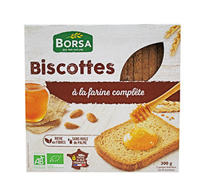 Toast Integral Bio 300g - Borsa - Chrysdietética