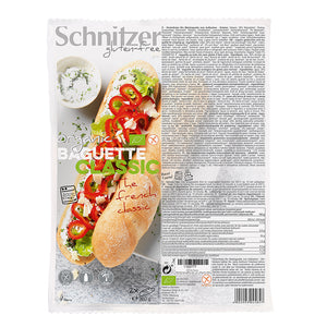 Baguette Classique Sans Gluten Bio 2x180g - Schnitzer - Crisdietética
