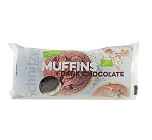 Muffin Chocolate Preto Sem Glúten Bio 140 gr - Schnitzer - Crisdietética