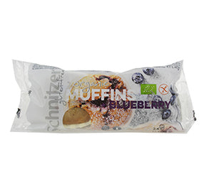 Muffin Mirtilo Sem Glúten Bio 140 gr - Schnitzer - Crisdietética