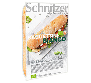 Baguette Bianche Senza Glutine 200gr - Schnitzer - Crisdietética