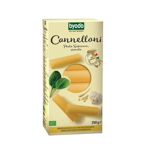 Organic Cannelloni Pasta 250g - Byodo - Crisdietética