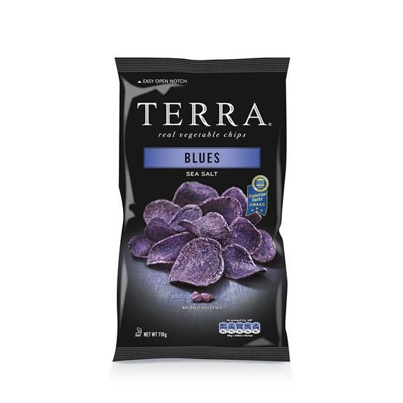 Batata Azul Frita 110g - Terra - Crisdietética