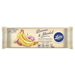 Banana and Organic Almond Bar 40g - Lubs - Crisdietética