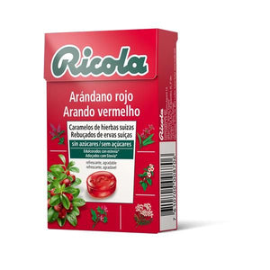 Caramelos de Hierbas Suizas Sabor Arándano Rojo 50g - Ricola - Crisdietética