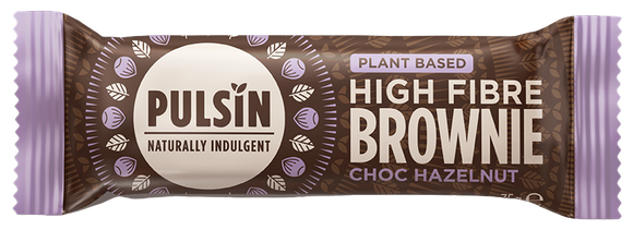 Chocolate Brownie e Hazelnut 35g - Pulsin - Crisdietética