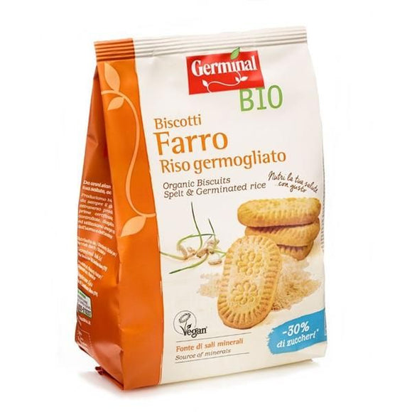 Biscoitos de Trigo Espelta Biológico 300g - Germinal - Crisdietética