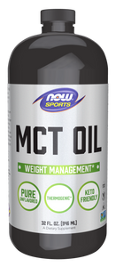 MCT 油 100PCT 946ml -Now Sports - Crisdietética