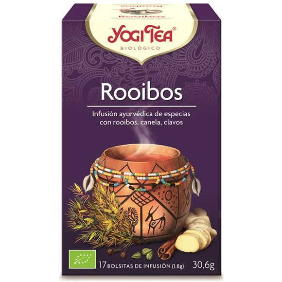 Infusão Rooibos 17 Saquetas - Yogi Tea - Crisdietética