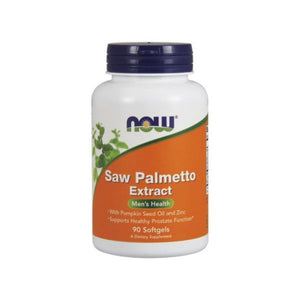 Saw Palmetto Extract 80mg 90 Capsules -Now - Chrysdietética