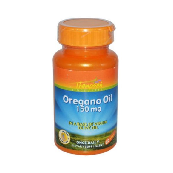 Oregano Oil 150mg 60 Cápsulas - Thompson - Crisdietética