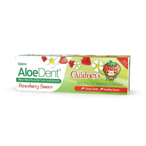 Toothpaste for Children Without Fluoride 50ml - Aloe Dent - Crisdietética