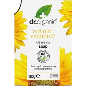 含维生素E的肥皂100g-Dr.Organic-Crisdietética