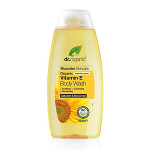 Shower Gel with Vitamins E 250ml - Dr.Organic - Crisdietética