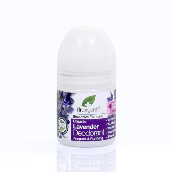 Desodorizante de Alfazema 50ml - Dr.Organic - Crisdietética