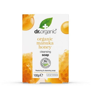 Mel麦卢卡香皂100g-Dr.Organic-Crisdietética