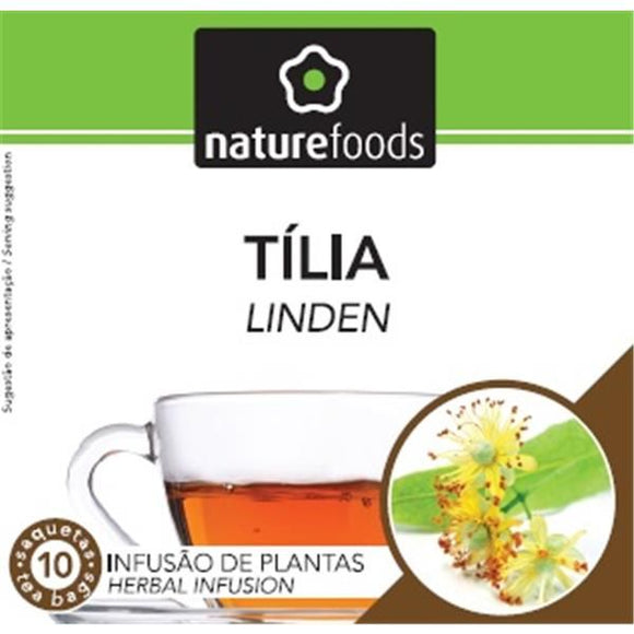Chá Tília 10 Saquetas - Naturefoods - Crisdietética
