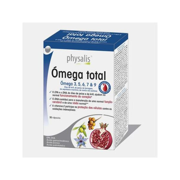 Omega Total 30 Cápsulas - Physalis - Crisdietética