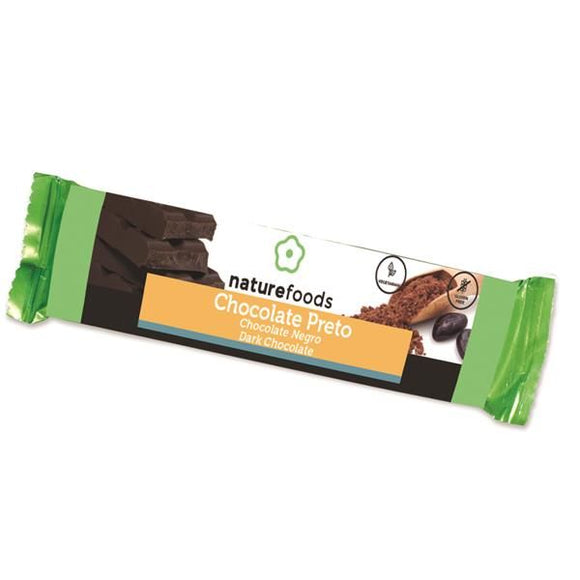 Chocolate Preto Sem Glúten 30g - Naturefoods - Crisdietética