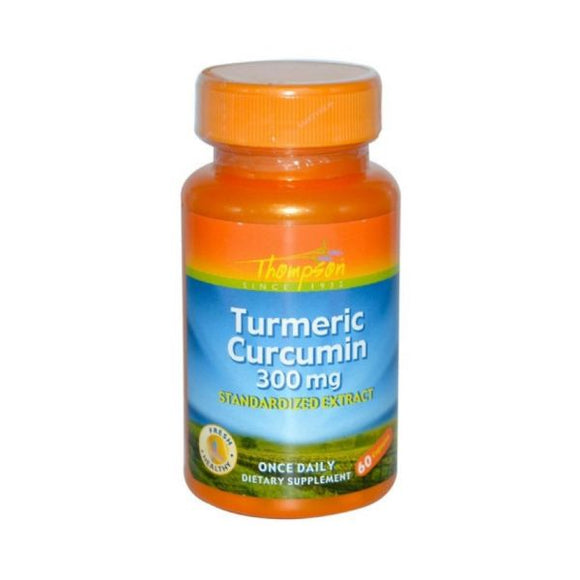 Turmeric Curcumin Extract 300mg 60 Cápsulas - Thompson - Crisdietética