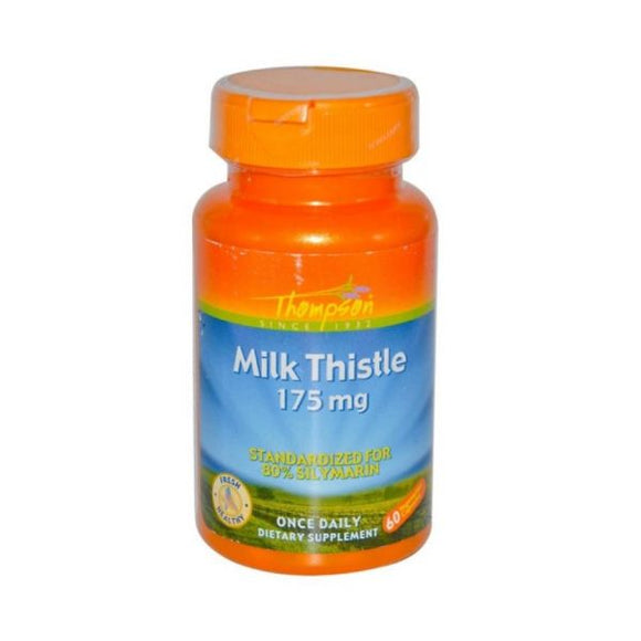 Milk Thistle Extract 175mg 60 Cápsulas - Thompson - Crisdietética