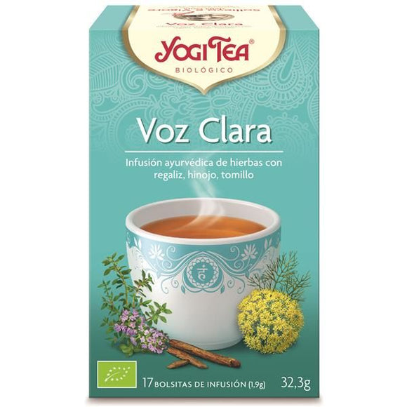Infusão Voz Clara 17 Saquetas - Yogi Tea - Crisdietética