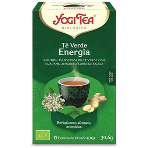 Green Tea Energy 17 Sachets - Yogi Tea - Crisdietética