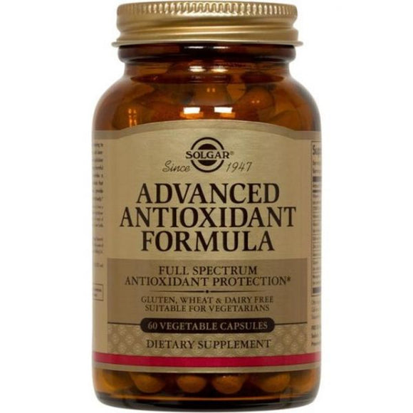 Advanced Antioxidant Formula 60 Veg Cápsulas - Solgar - Crisdietética