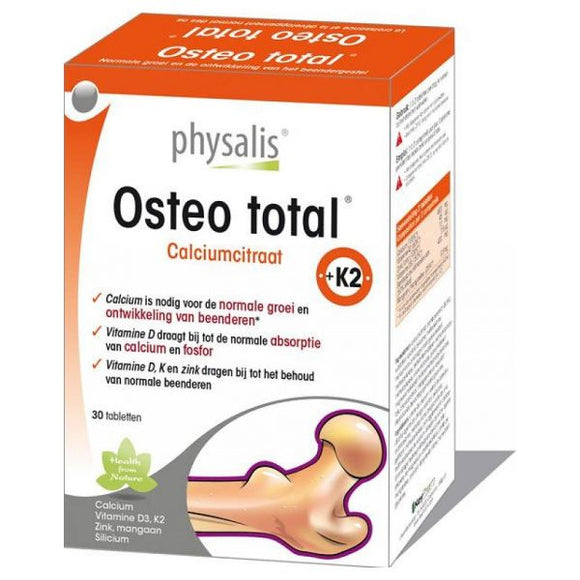Osteo Total 30 Comprimidos - Physalis - Crisdietética