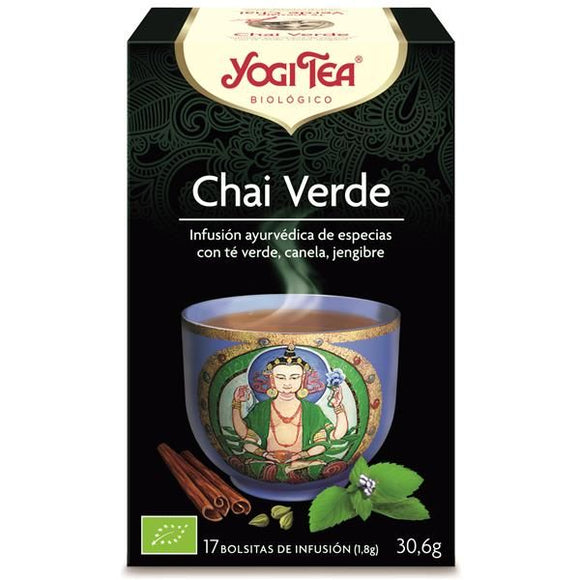 Chai Verde 17 Saquetas - Yogi Tea - Crisdietética