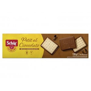 Petit Cookies con Glaseado de Chocolate 130g - Schar - Crisdietética