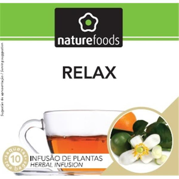 Chá Relax 10 Saquetas - Naturefoods - Crisdietética