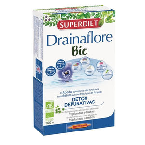 Drainaflore生物20安瓿-SuperDiet-Crisdietética