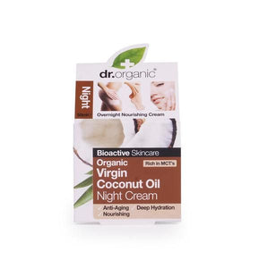 Night Cream with Coconut Oil 50ml - Dr.Organic - Crisdietética