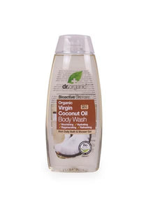 Shower Gel with Coconut Oil 250ml - Dr.Organic - Crisdietética