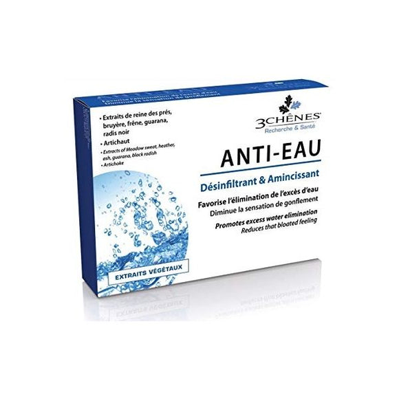 Anti-Eau 30 Comprimidos - 3 Chenes - Crisdietética