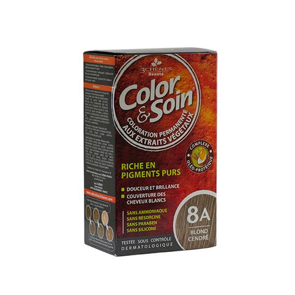 Color & Soin 8A - Louro Acinzentado 135ml - Crisdietética