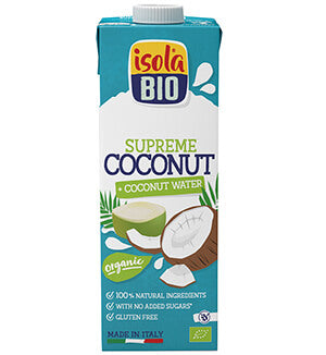 Supreme Coco, Leite Coco + Água de Coco 1L - Isola Bio - Crisdietética