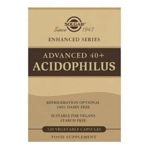 Capsule Advanced 40+ Acidophilus 120 Veg - Solgar - Crisdietética