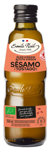 Organic Toasted Virgin Sesame Oil 250ml - Emile Noel - Crisdietética