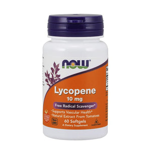 Lycopene 10mg 60 cápsulas -NOW - Crisdietética