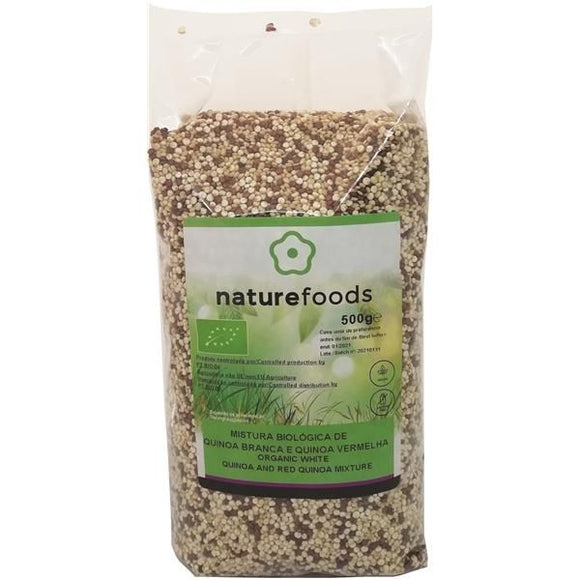 Quinoa Branca e Vermelha Biológico 500g - Naturefoods - Crisdietética