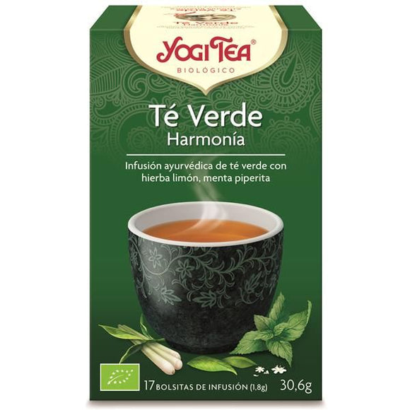 Chá Verde Harmonia 17 Saquetas - Yogi Tea - Crisdietética