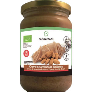Organic Almond Cream 300g - Naturefoods - Crisdietética